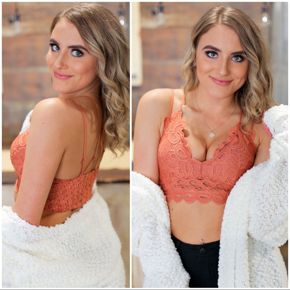 ✨RESTOCKED✨ WALK THIS WAY BRALETTE-MARSALA - Picture 4 of 6